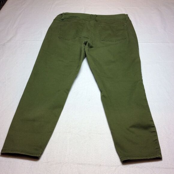 Curve Appeal Minimalist Jeggings Plus Size Olive Green Pants 18W - Picture 3 of 6